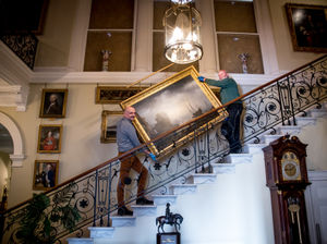 Supporting image for story: Weston Park ready to welcome experts for conservation work - and you can see behind the scenes