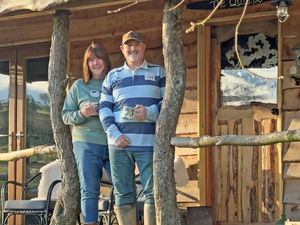 Supporting image for story: Mid Wales eco-friendly holiday cabin achieves gold glamping award
