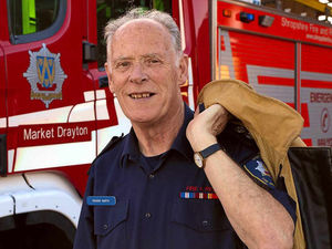 Supporting image for story: UK's longest-serving living firefighter retires from Shropshire fire service at 70