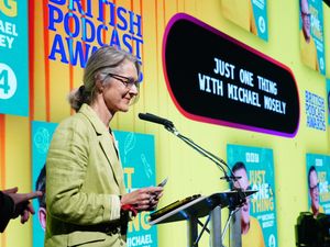 Supporting image for story: ‘I wish he was here’ – wife of Michael Mosley accepts his British Podcast Award