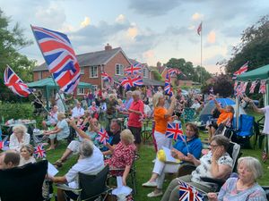 The proms in the garden event.