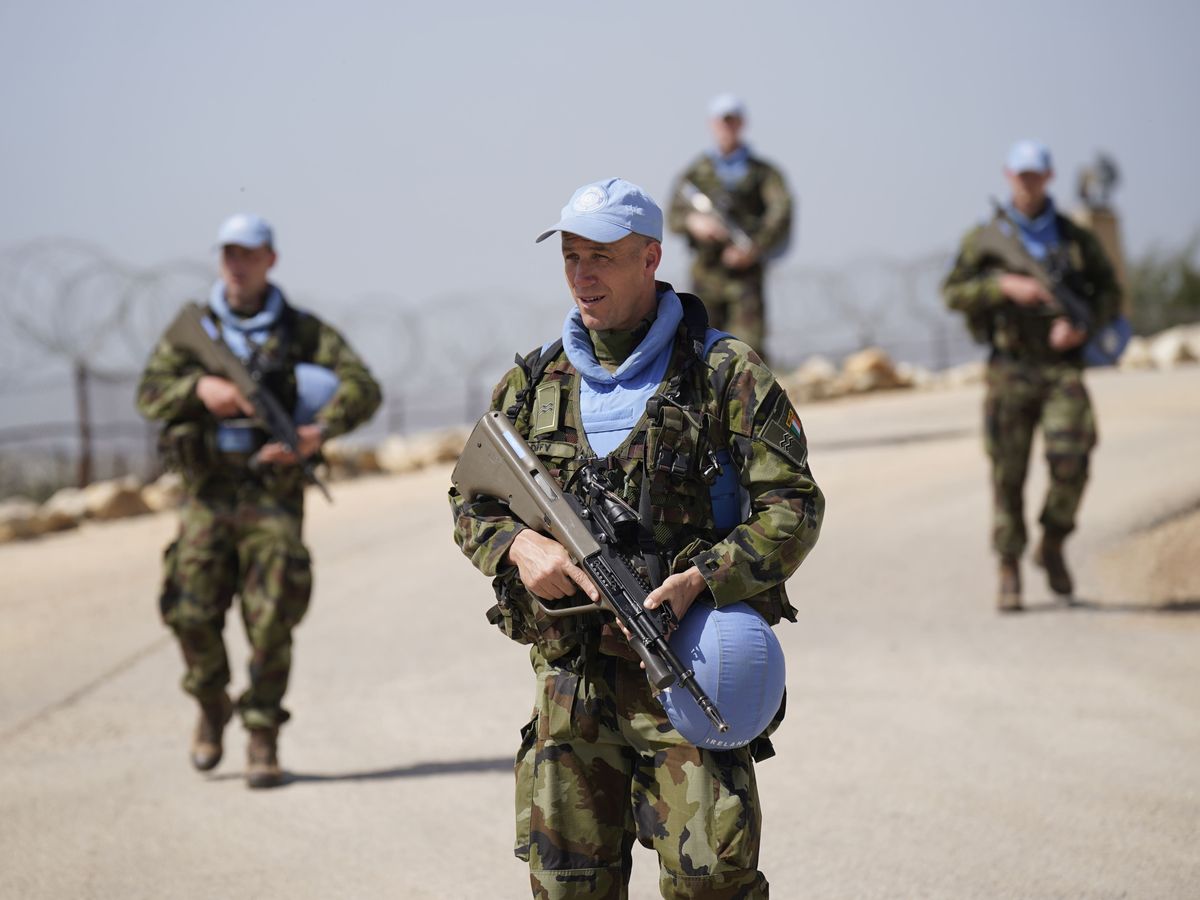 Irish peacekeepers ‘safe and well’ after shots fired close to patrol in Lebanon