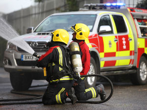 Supporting image for story: Kitchen blaze tackled by firefighters