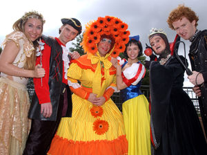 Supporting image for story: Flashback to 2003: Star-studded cast have a ball at theatre’s pantomime launch