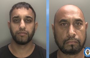 Malik, left, and Nawaz were handed suspended jail sentences