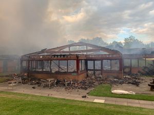 Some of the damage caused by the fire. Photo: John Kennett/West Midlands Fire Service
