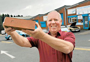 Mr Whittaker who bought the Delph Industrial Estate when it was a brickyard