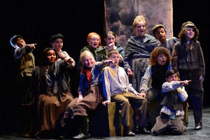 Pictures from the Grand Theatre, in Wolverhampton, where pupils from East Park Primary School were rehearsing to perform 