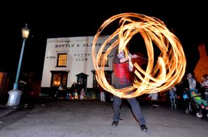 Supporting image for story: 'All this in one of the richest countries in the world - lives are at risk in doing nothing!' - Your Letters plus a daring fire performer in our Picture from the Past series