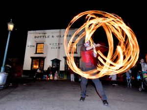 Supporting image for story: 'All this in one of the richest countries in the world - lives are at risk in doing nothing!' - Your Letters plus a daring fire performer in our Picture from the Past series