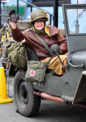 Lynn Butler from Halesowen in her jeep