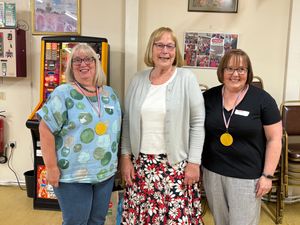 Supporting image for story: Chocolate medallions for the winners and Skittles for the losers – Powys Women’s Institutes enjoyed their recent evening out