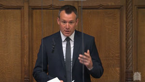 Stuart Anderson MP has returned to Parliament after surgery. Photo: House of Commons