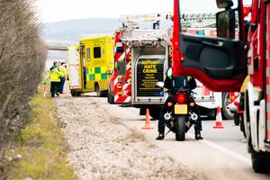 Emergency services at the scene