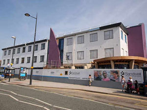 Supporting image for story: Fire spreads through £6m library build