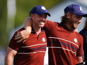 Supporting image for story: Fired up Rory McIlroy walks the walk as Europe dominate at Bethpage Black