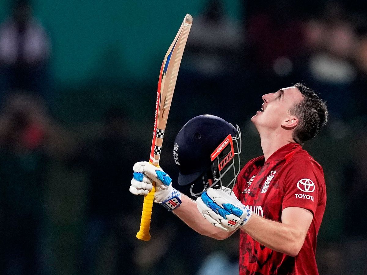 Harry Brook leads England into World Cup semis with century in win over Pakistan