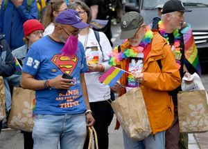 Paraders at Pride.