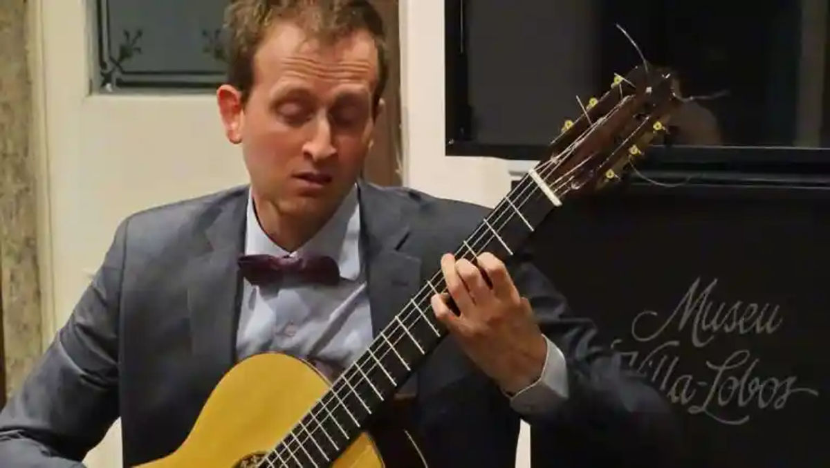 A talented classical guitarist will be presenting a recital at a church near Kington on June 18
