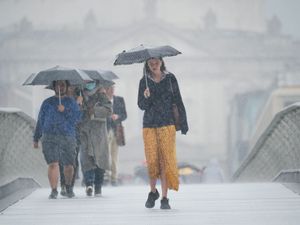 Supporting image for story: Thundery showers to continue across already sodden southern half of UK