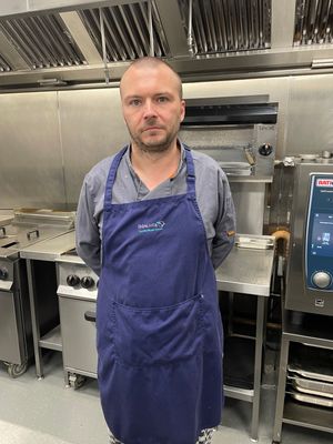 Chef Manager Jamie Thompson will be serving Christmas dinner to residents at Withywood