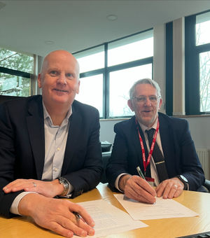 Anthony Marsh and Martin Jones both said the collaboration was important. Photo: West Midlands Ambulance Service