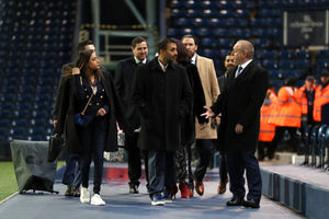 Shilen Patel arrives at The Hawthorns (Photo by Adam Fradgley/West Bromwich Albion FC via Getty Images).