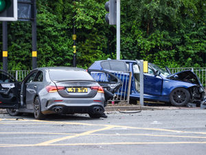 Supporting image for story: Two men critically injured in crash as police search for others involved