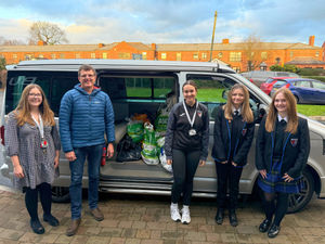 Supporting image for story: Newport secondary pupils make 'generous' food bank donation in time for Christmas