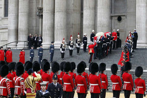 Supporting image for story: Margaret Thatcher funeral: A fitting farewell