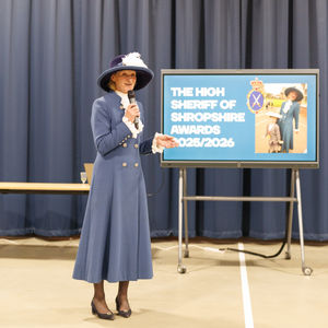 The High Sheriff of Shropshire, Jane Trowbridge.