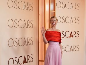 Jessie Buckley on the 2026 Oscars red carpet