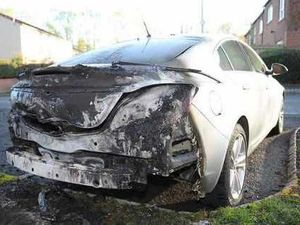 Supporting image for story: Yet another arson attack on parked car in Telford