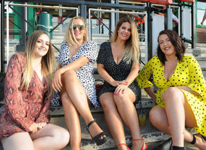 Stylish crowds enjoy the show 