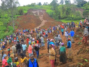 Supporting image for story: Search for missing after Ethiopia mudslides continues as death toll rises to 257