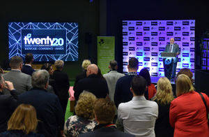 Chamber CEO Richard Sheehan speaking at the awards launch