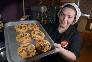 Anna sells a wide range of cookies and cookie dough