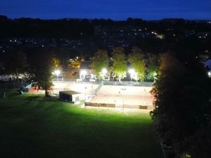 Supporting image for story: 'This makes a huge difference': Wombourne Cricket, Tennis and Bowling Club gifted new £10,000 lights by local business