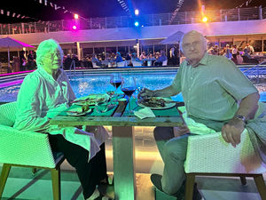 Supporting image for story: Couple tell of frightening experience after cruise ship hit by storm in Bay of Biscay