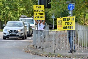 The protesters have been outside the school for several days