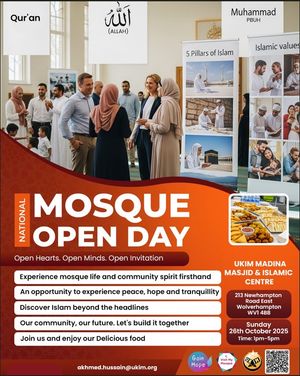 Supporting image for story: Everyone’s invited: Discover the warmth of Wolverhampton’s Madina Masjid at open day