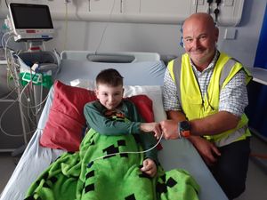 Supporting image for story: Walsall parents thank hero construction worker who saved their young son's life 