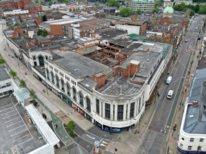 Supporting image for story: See our latest drone photos showing shell of Wolverhampton's former Beatties building from above