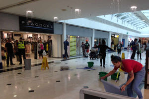 The scene in the Wulfrun Centre Picture: @nataliedean27