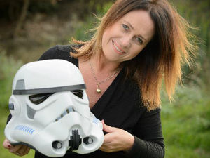 Supporting image for story: Star Wars stormtrooper helmet up for auction at Telford pub charity night