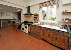 The kitchen when the house was sold