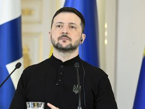 Mr Zelensky visited Finland