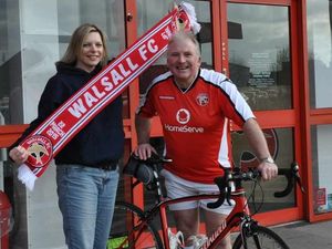 Supporting image for story: Walsall at Wembley: Dedicated Saddlers fan to cycle to match in charity fundraiser
