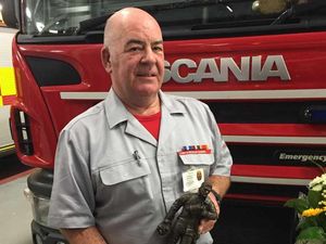 Supporting image for story: Brian says goodbye after four decades at Staffordshire Fire Service