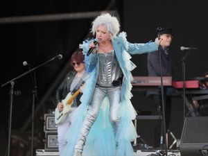 Supporting image for story: Cyndi Lauper calls for reproductive rights to be respected at Glastonbury